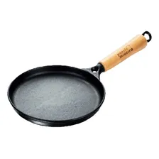 Frigideira Tapioca Ferro Fundido 19cm Com Tampa Vidro Foto mini  2