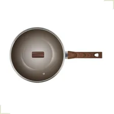 Frigideira Wok Tampa vidro 28cm 4,3lt Antiaderente Foto mini 4