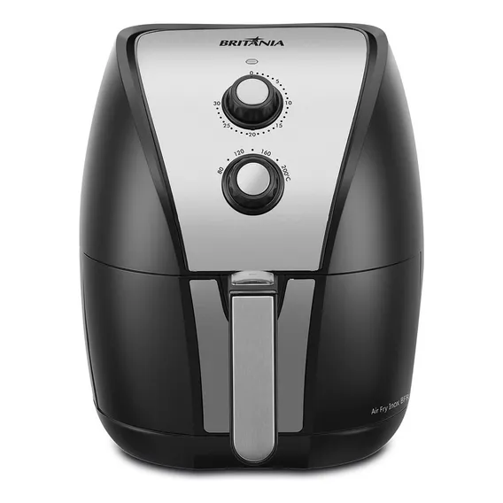Fritadeira Air Fry Inox Bfr11pi 4,4 Litros Britânia 110v Foto 1