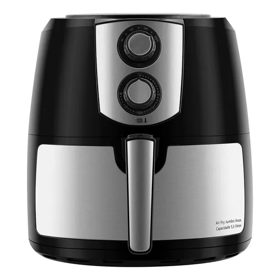 Fritadeira Air Fry Jumbo Inox 7,2 Litros Preta Philco 220v Foto 1
