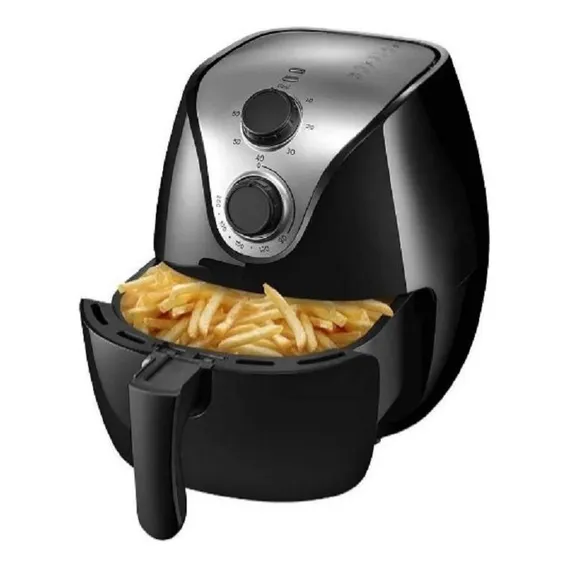 Fritadeira Air Fryer Multilaser Gourmet 4l - Preto 220v Foto 1