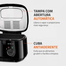 Fritadeira Elétrica Big Fry Ft-07 2.5l Preta Mondial 110v Foto mini 4