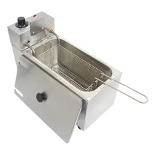 Fritadeira Elétrica Com Óleo 3 Litros Industrial Inox Tampa 110V Foto mini 1