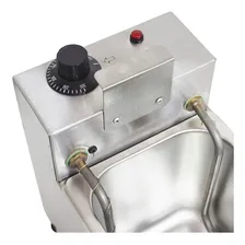 Fritadeira Elétrica Com Óleo 3 Litros Industrial Inox Tampa 110V Foto mini 2