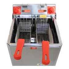 Fritadeira Elétrica Fritador Industrial 25 Litros Água Óleo 7800w Foto mini 2