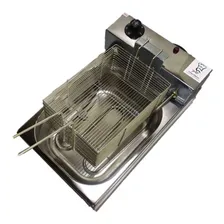 Fritadeira Elétrica Inox 5 Litros Profissional A Óleo 220v Foto  mini 1
