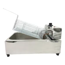 Fritadeira Elétrica Inox Profissional 1 Cuba 5 Litros 110v Foto mini 4