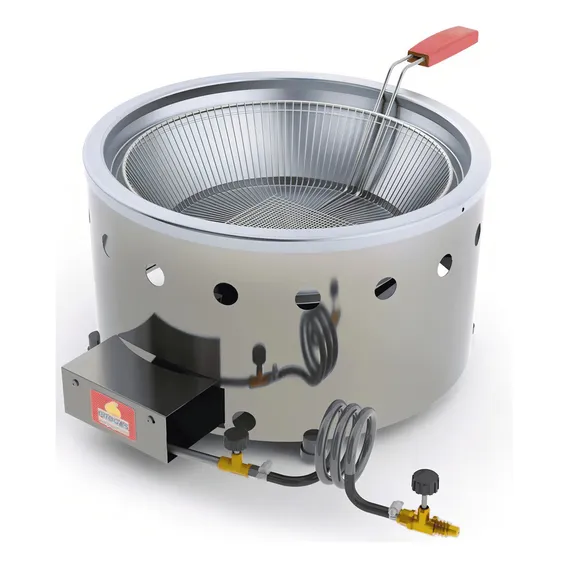 Fritadeira Tacho A Gás Progás 7 Litros Aço Inox Pr-70g G2 Foto 1