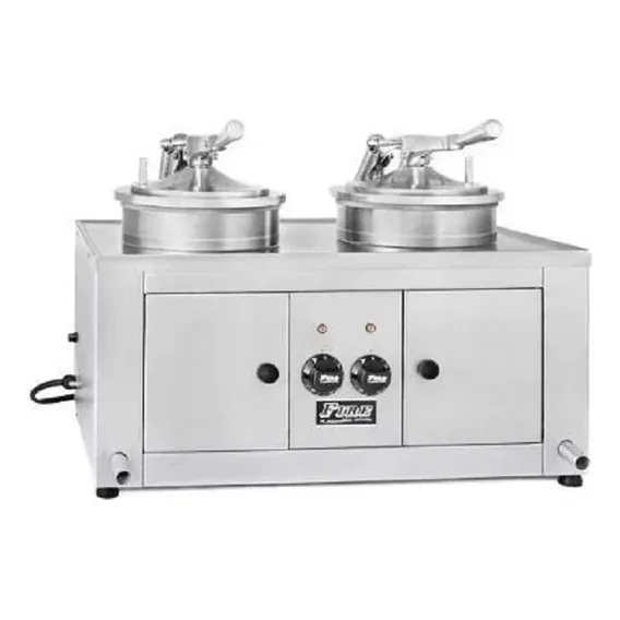 Fritador De Frango Elétrico Fire De 2 Bocas Com Cavalete Cor Branco 220v Foto 1