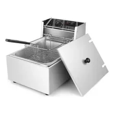 Fritador Elétrico C/tampa E Cesto 6 Litros 1 Cuba Excelente! Cor Inox 220v Foto mini 3