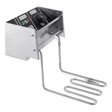 Fritador Elétrico C/tampa E Cesto 6 Litros 1 Cuba Excelente! Cor Inox 220v Foto mini 4