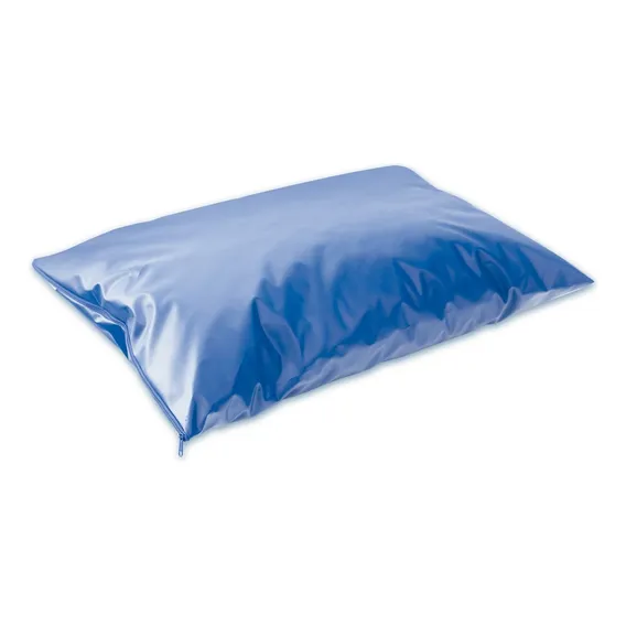 Fronha Capa Impermeável Para Travesseiro Hospitalar Courvin Cor Azul Liso Foto 1