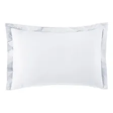 Fronha Porta Travesseiro Toque Acetinado Altenburg 50x70 Cor Branco Foto mini  2