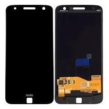 Frontal Displaytela Moto Z Power Xt1650-03 Nacional Cor Preto Foto  mini 1