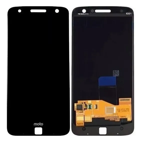 Frontal Displaytela Moto Z Power Xt1650-03 Nacional Cor Preto Foto 1