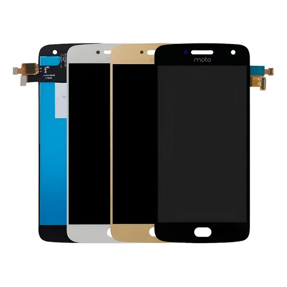 Frontal Lcd Tela Touch Moto G5 Plus Xt1683 + Cola Cor G5 Plus Preto + Cola Foto 1
