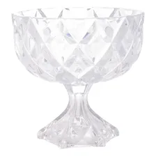 Fruteira Centro De Mesa Saladeira 24 Cm Cristal Diamond Lyor Foto mini 4