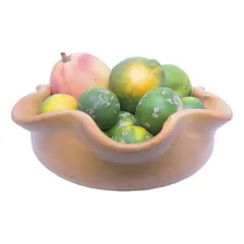 Fruteira Ceramica Argila Artesanal Barro Queimado Foto mini 1