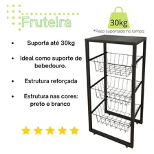 Fruteira Cozinha Branca Cor Branco Foto mini 3