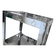 Fruteira Inox 3 Andares Com Rodinhas Foto mini 4