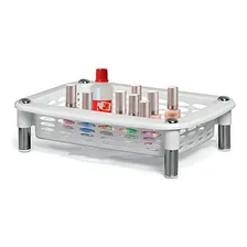 Fruteira/org Retangular Para Mesa Cor Branca -n352-4 Niquel Cor Branco Foto mini 1