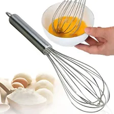 Fue Batedor De Ovos Clara E Massa Manual Inox 36 Cm Fuet Foto  mini 1
