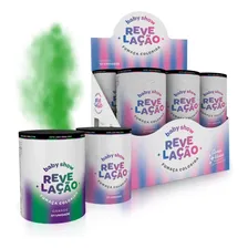 Fumaça Colorida Latão 85mm - Kit Com 02 - Chá Revelação Cor Verde Foto mini 1