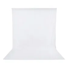Fundo Fotográfico Algodão Muslin 3m X 5m - Branco Foto mini 2