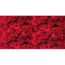 Fundo Fotográfico Tecido 3d Rosas Vermelhas 2,20m X 1,5m Foto mini 1