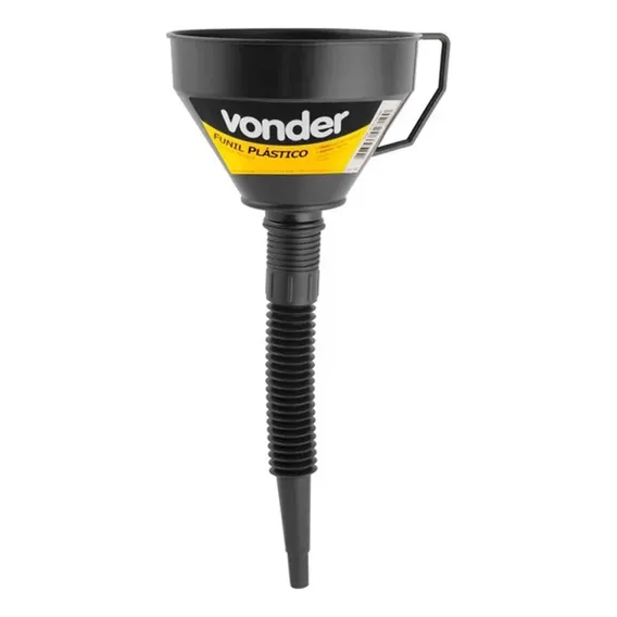 Funil De Plástico Com Bico Flexível 16cm Vonder Foto 1