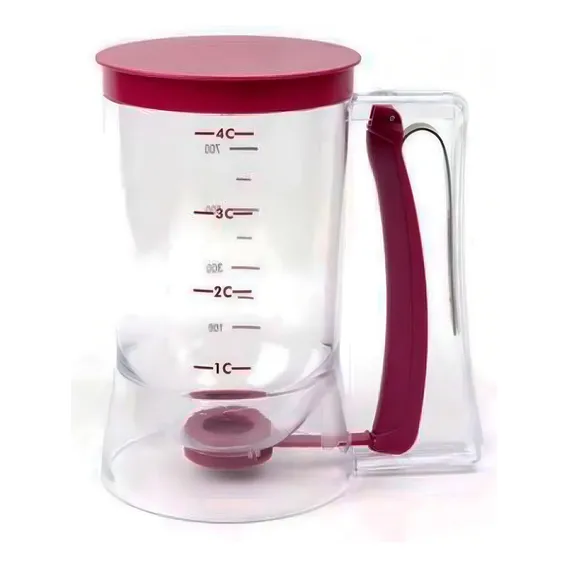 Funil Dispenser Para Massas Com Alça Dosadora Cupcake 900ml Cor Transparente Foto 1