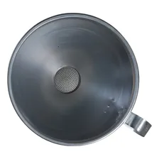 Funil Metálico Reto Para Trator Com Tela Reforçado Lubefer Foto mini 2
