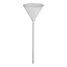 Funil Vidro Analitico Liso Haste Longa Diametro 60mm 30ml Foto  mini 1