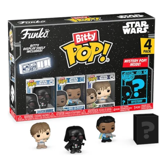 Funko Bitty Pop: Star Wars - Pacote Vader 4 Foto 1