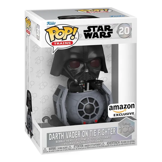 Funko Darth Vader em Tie Fighter (20) Star Wars Disney 100A Foto 1