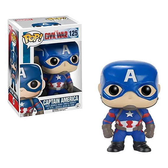 Funko Pop Civil War Captain America #125 Foto 1