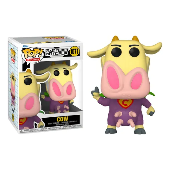 Funko Pop Cow 1071 - Cartoon Network de vacas e pintinhos Foto 1