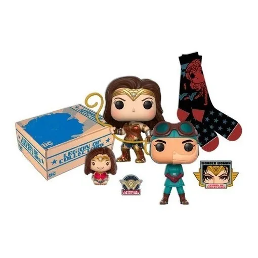 Funko Pop Dc Box Legion Of Collectors Wonder Woman Foto 1