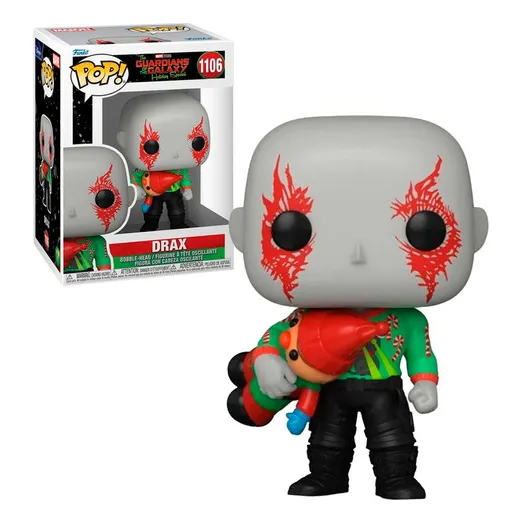 Funko Pop - Guardiões da Galáxia - Holiday Drax Foto 1