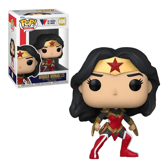 Funko Pop Heroes: Mulher Maravilha 80th 406 Wonder Woman Foto 1