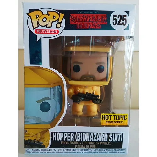 Funko Pop! Hopper (biohazard Suit) Hot Topic Stranger Things Foto 1