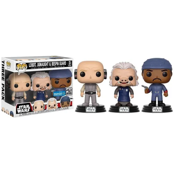 Funko Pop! Star Wars: Lobot, Ugnaught & Bespin Guard 3 Pack Foto 1