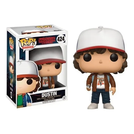 Funko Pop! Stranger Things Dustin #424 Exclusivo Foto 1