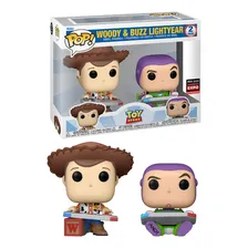 Funko Pop! Toy Story Woody & Buzz Lightyear 2 Pack Exclusivo Foto mini 1