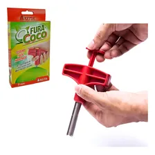 Fura Coco - Abridor Furador Perfurador Fura Coco Pratico Foto mini  2