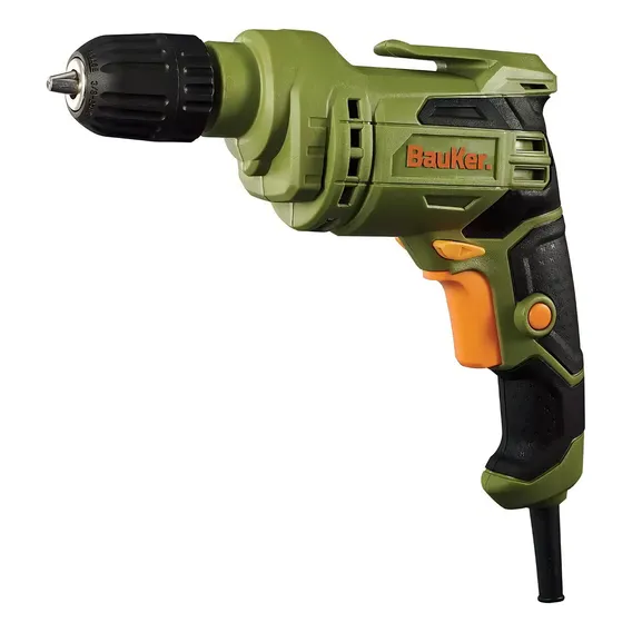 Furadeira 10mm 500w Bauker Pc500Hd Cor Verde 220V Foto 1