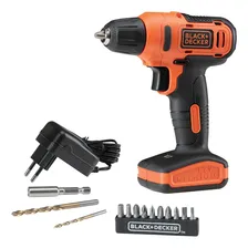 Furadeira e Parafusadeira 10mm Sem Fio Black Decker Modelo ?LD12S-BR com 13 Acessórios, Bivolt Foto mini  2