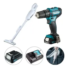Furadeira Parafusadeira A Bateria 12v + Aspirador Makita Foto mini 1