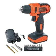 Furadeira Parafusadeira Black+decker 900rpm Laranja 12v Foto mini 1