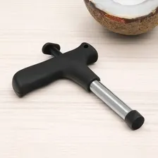 Furador Abridor De Coco Verde Inox Manual Prático Cor Preto Foto mini 2